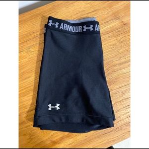 Black Underarmour Compression Shorts